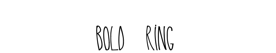 Bold Ring Font Download Free